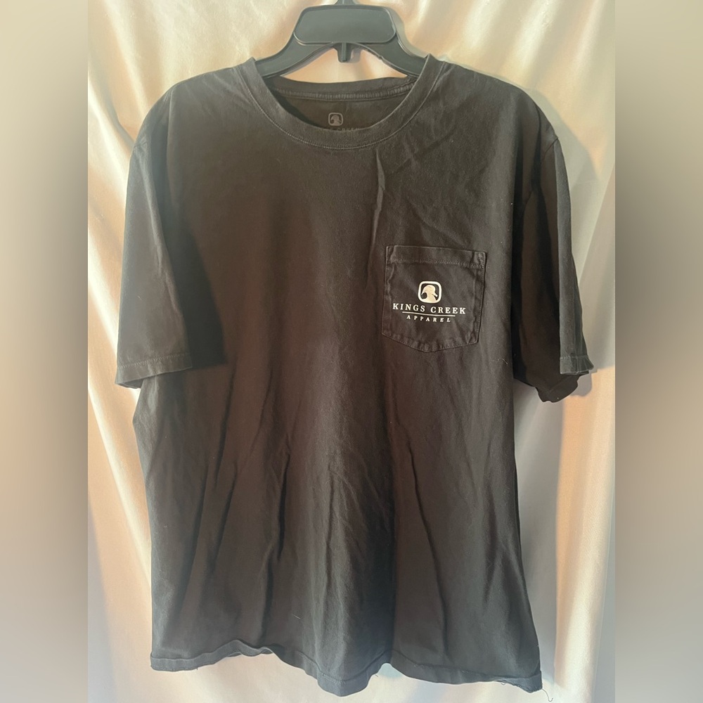 Black Short Sleeve Pocket Tee